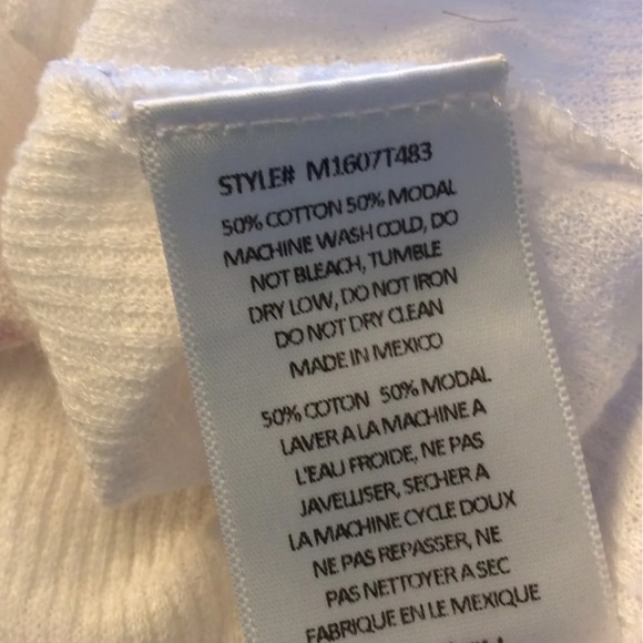 B Original Top White Stretchy Tank Graphic Womens Small - Picture 9 of 11